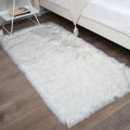 Thick White Carpet Soft Fur for Living Room Plush Rug Bedroom Imitation Wool Fluffy Floor Carpets Window Bedside Home Decor Rugs. 