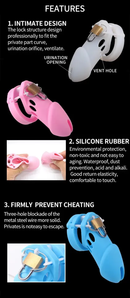 18+ Silicone Chastity Cage Male Lock With 5 Rings Toys For Sissy Men Femboy Stretcher BDSM Urethral Device Sex Toys | Daraz.lk 18+ Silicone Chastity Cage Male Lock With 5 Rings Toys For Sissy Men Femboy Stretcher BDSM Urethral Device Sex Toys | Daraz.lk