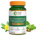 Pure Nutrition Ashwaginseng | Ashwagandha & Double Ginseng with L-Arginine & Tribulus | Enhances Stamina, Boosts Energy, Supports Brain Health & Aids Stress Management - 60 Veg Tablets (Pack 3)(FROM INDIA)NUSS. 