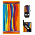 Compact Towel Oversized Machine-Washable Microfiber Beach Towel Lightweight Pool Towel for Vacation Poolside Outdoor Travel. 