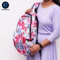 School Bag for Girls - Cute Flower Design - Lightweight Backpack Bag - Ideal for Travel and School Use. 