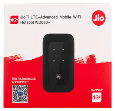 JIO 4G+ LTE Mobile WiFi Hotspot Portable Router