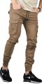 Men's Twill Cotton Cargo Pants – Comfortable Casual Trousers for Daily Wear. 