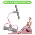 Multi-Function Tension Rope Band & Pedal Puller Resistance Band, 6-Tube Elastic Yoga Pedal Puller Resistance Band, for Abdomen/Waist/Arm/Leg Stretching Slimming Training, Multifunction Tension Rope Elastic Yoga Pedal Puller. 