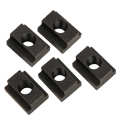 5pcs Black Oxide Finish T Slot Nuts M12 Threads Fit Into T-slots In Machine Tool. 