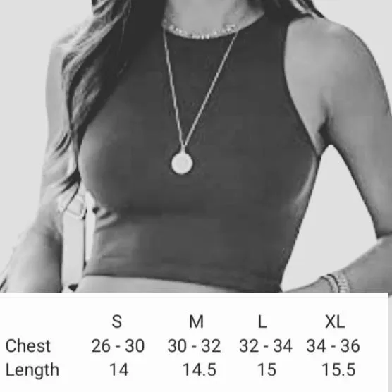 Girls%20/%20Women's%20Round%20Neck%20Rib-Knit%20Crop%20Top,%20Racerback%20Camisole%20Solid%20Sleeveless%20Crop%20Tank%20Top%20-%20Image%204