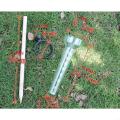Rain Gauge 1 Piece Plastic Rain Gauge with Stand Rainfall Measuring 35mm. 