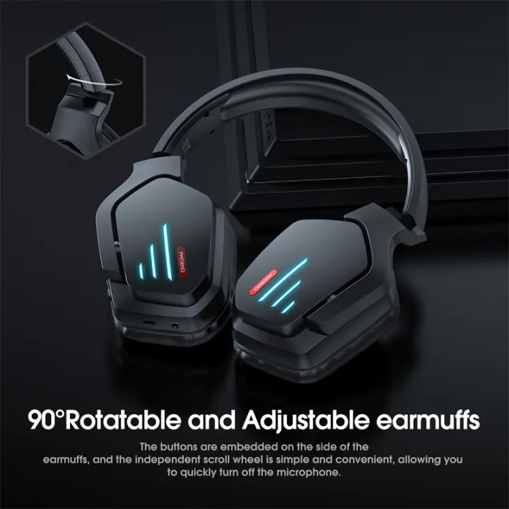 ONIKUMA%20B60%20Wireless%20Bluetooth%205.2%20Headphones%20LED%20Light%20Noise%20Reduction%20Mic%20Foldable%20Professional%20Gaming%20Lightweight%20Headset%20-%20Image%203