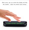 Car Temporary Parking Card Hidden Mobile Phone Number Plate for Car Dashboard. 