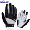 Yoomee 1 Pair Outdoor Men's Full Finger Cycling Gloves Mountain Bike Motorcycle Gloves Long Finger Bicycle Gloves. 