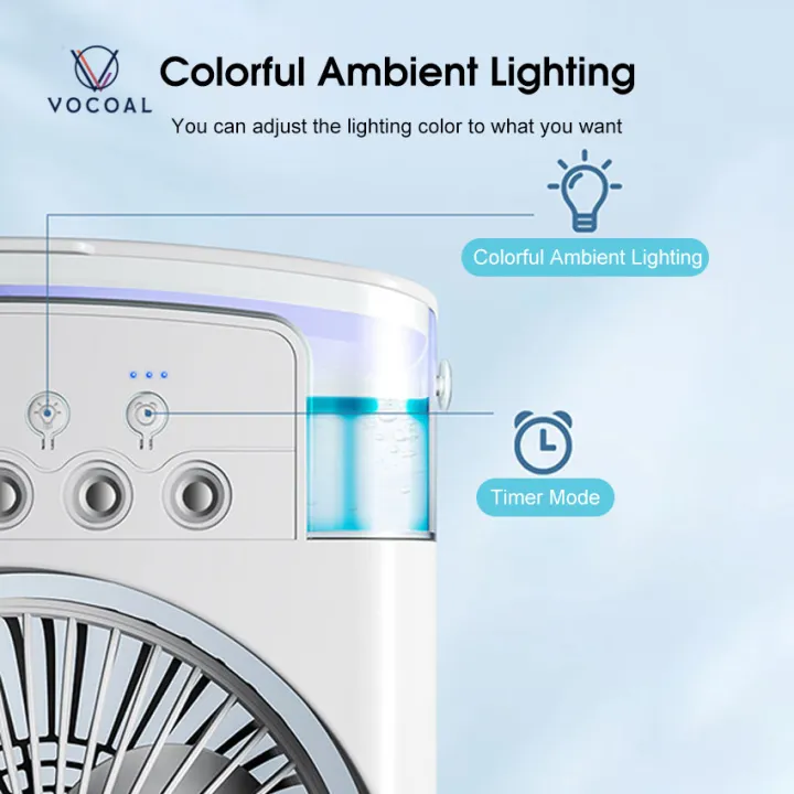 Vocoal%203%20In%201%20Desk%20Cooling%20Fan%20Spray%20Fan%20Quiet%20Cooling%20Air%203%20Gear%20Wind%20Adjustment%207%20Ambient%20Light%20Timer%20Mute%20USB%20Mini%20Portable%20Summer%20Fan%20Stand%20Fan%20Desktop%20Fan%20For%20Room%20Office%20-%20Image%207