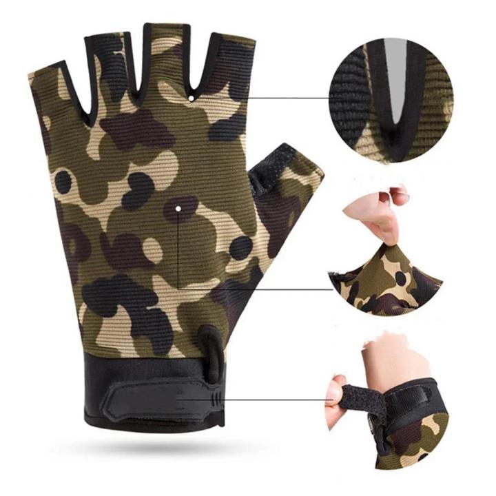 HOT%201Pair%20Fingerless%20Sports%20Gloves,%20Men%20Women%20Cycling%20Gloves,%20Anti-Slip%20Breathable%20Motorcycle%20Mountain%20Bike%20Gloves%20Workout%20Gloves%20-%20Image%202