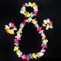 【WEJA】5pc/set Hula Show Hawaii Fancy Dress Garland Headband Bracelet Costume Set Grass Dress Party Decoratin 40CM Hawaiian Hula Skirt Ladies. 