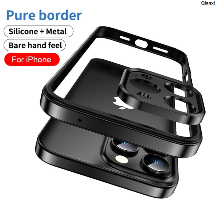 QianxiNew%20Good%20Thermal%20Shock%20Absorber%20Metal%20Phone%20Case%20More%20Fit%20Silicone%20Frame%20Aluminum%2013%20Pr%2015%2014%20Camera%20Protection%20+%20Hybrid%20for%20iPhone%2016o%20Max%20-%20Image%202