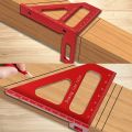 NEW wood working tools Woodworking Square Protractor Aluminum Alloy Miter Triangle Ruler High Precision Layout Measuring Tool for Engineer CarpentTool Sets. 