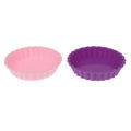 Silicone Tart Molds Mini Quiche Molds Non-Stick Round Fluted Flan Pan With Loose Bases Cake Mold Cake Tools. 