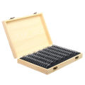 100PCS reinforced wooden commemorative coin torage box. 