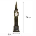 Metal Home Crafts Handicraft Decoration Desktop Ornament Big Ben Model Big Ben Tower Sculpture Home Decoration. 