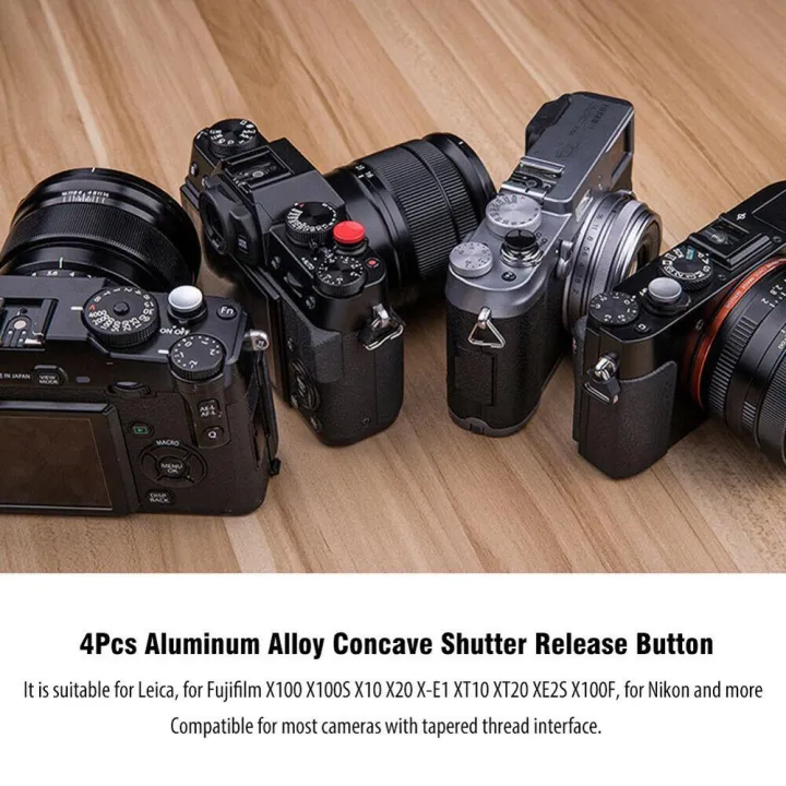 4pcs%20Durable%20Triggers%20Soft%20Shutter%20Release%20Button%20Slr%20Camera%20Accessories%20For%20Fuji%20Fujifilm%20Xt2%20Xt3%20Xt10%20Xt20%20Xt30%20Smallrig%20-%20Image%204