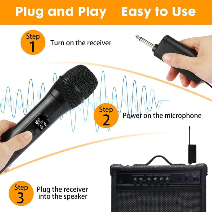 Wireless%20Professional%20UHF%20Microphone%20with%20Wireless%20Receiver%20%7C%20Wireless%20Mic%20FM%20Mic%20with%20Rechargeable%20Receiver%20Dynamic%20Handheld%20Microphones%20-%20Image%204