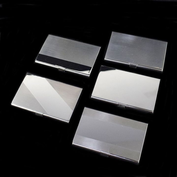 Portable%20Card%20holder%20case%20Practical%20Slim%20Sleek%20Business%20card%20holder%20Stainless%20steel%20Lightweight%20Stainless%20steel%20card%20holder%20for%20Office%20Business%20meetings%20Travel%20Professionals%20Networking%20-%20Image%203