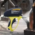 Sand Sprayer Handheld Ergonomic Handle Paint/rust Remover for Wood Yellow. 