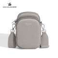 David Jones Paris women bag for phone shoulder bag pu leather female crossbody bag CM6906. 