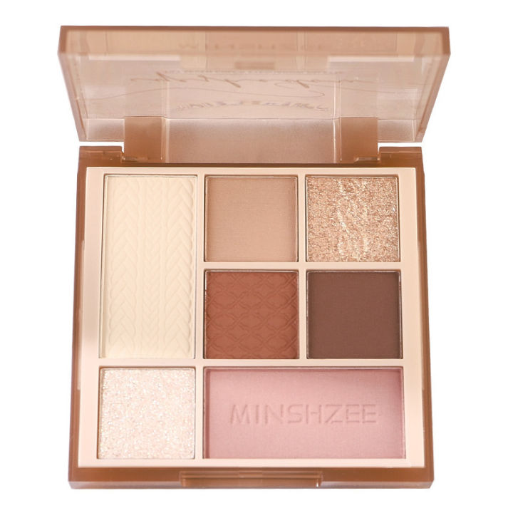 Ming%20Xizhi%20Seven-Color%20Eyeshadow%20Palette%20Earth%20Tone%20Matte%20Pearlescent%20Beginner%20Makeup%20Eyeshadow%20Palette%20Multi-Use%20for%20Women%20Cross-Border%20-%20Image%205