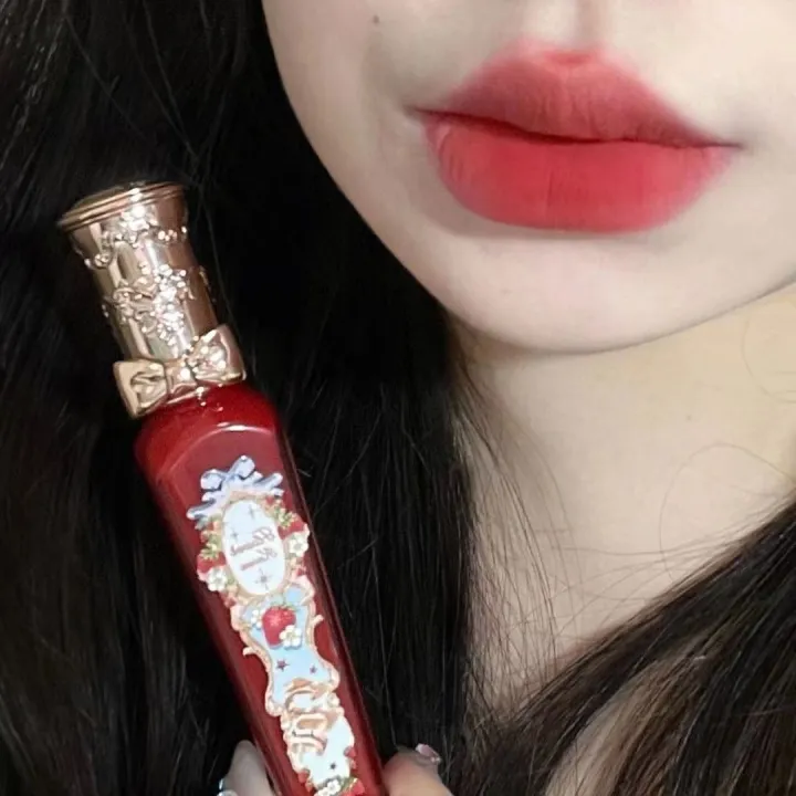 Flower%20Knows%20Strawberry%20Rococo%20Cloud%20Liquid%20Lipstick%20Cream%20Lip%20Glaze%20Matte%20Milk%20Tea%20korean%20Makeup%20Long%20Lasting%20Lipgloss%20-%20Image%204