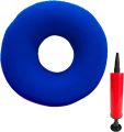 Donut Cushion Seat, Inflatable Ring Cushion with A Pump, Hemorrhoid Seat Pillow, Round Wheellchairs Seat Cushion for for Home, Car or Office (15" Blue). 