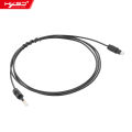 HXSJ Gold-Plated Toslink To Mini Toslink Digital Optical Fiber Square To Round Interface 3.5Mm Audio Cable 150Cm (Black). 