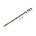 【ZOSR】Adjustable Plastic Cable Tie Set 30/50PCS Twist Ties for Green Plant Support Flexible Plant Straps for Garden Tree Potted Plants. 