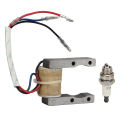 Ignition Coils Lasting Serving Spark Plug Ignition Coil Kit Anti Aging Reliable Performance for Motor Bicycles. 