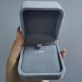 Luxury Square Velvet Ring Box Jewelry Case Storage Organizer Gift Packaging Box Portable Travel Wedding. 