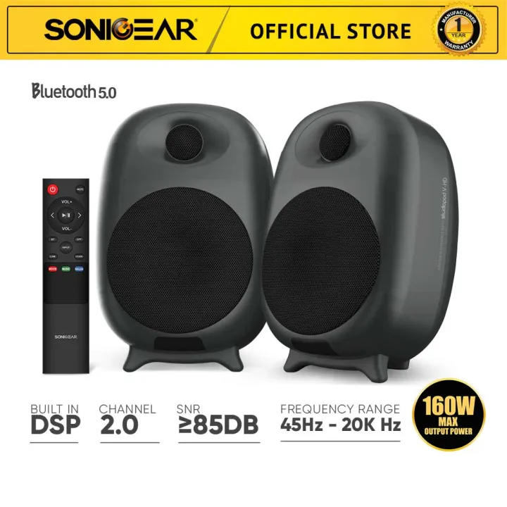 SONICGEAR STUDIOPOD V-HD | HI-FIDELITY HOME BLUETOOTH SPEAKER