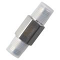 Non Return 304 Stainless Steel One-way Valve Silver 1/4 Inch NPT Check Valve Male to Male Thread Non-Return Valve Oil Water Gas. 