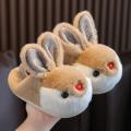 2023Baby Cotton Slippers Autumn Winter Girls' Infant Children Household Non-Slip Children's Indoor Cute Wool Sleeper Men. 