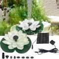 Solar Water Pump Pool Solar Fountain Lotus Design Garden Decoration Fountain 7V 1.2W. 