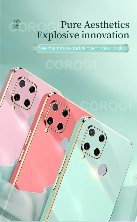 For%20Realme%20C15%20Back%20Cover%20Shiny%20Plating%20Square%20Bumper%20Soft%20Silicone%20Shockproof%20Protective%20Case%20-%20Image%2010