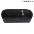 Multi-Pocket Women Insert Bag Felt Fabric Purse Handbag Organizer Bag Liner Tote MJK. 