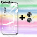 (2 Pieces) Honor X5 Plus Screen Protector Tempered Glass + Camera Lens Protector Glass. 