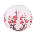 30cm Plum Blossom Round Paper Lantern Lamp Shade Chinese Oriental Style Light QUANYIN. 