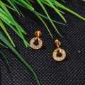 Gold Plated Guaranteed Women Earrings With Stone Beauty Fashion Jewellery. 