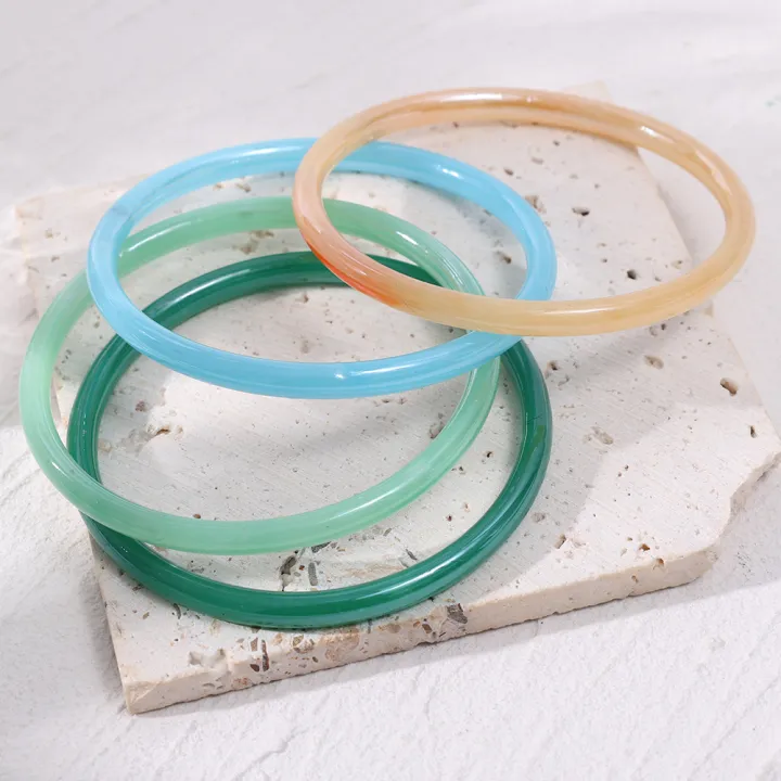 Fashion%20Natural%20Fine%20Round%20Agate%20Jade%20Bangle%20Glass%20Imitation%20Jade%20Tinker%20Bracelet%20for%20Women%20-%20Image%204