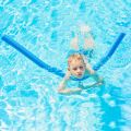 Swimming Pool Noodle Floater Hollow Flexible Water Float Aids Woggle Noodles. 