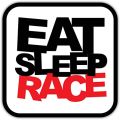 Eat Sleep Race Sticker for car, van, bike, bus  Car Stickers  Eat Sleep Race. 