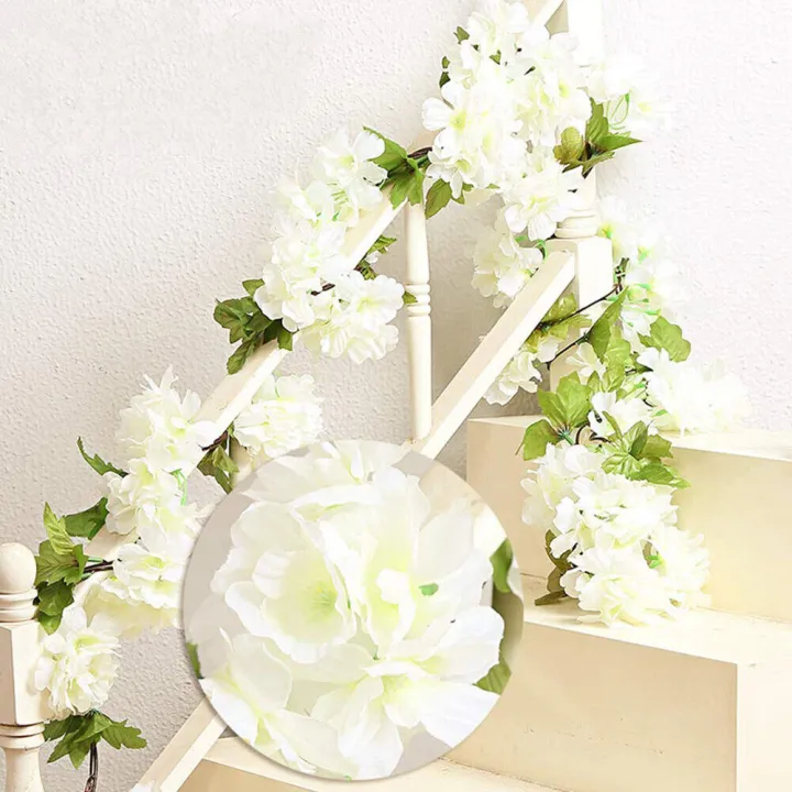Easy%20To%20Hang%20Artificial%20Cherry%20Blossom%20Hanging%20Rattan%20Exquisite%20Natural-Looking%20Lifelike%20Simulated%20Garland%20Lightweight%20Durable%20%20Flower%20for%20Wedding%20Backdrop%20Party%20Decoration%20Restaurant%20Ambiance%20Photo%20-%20Image%202
