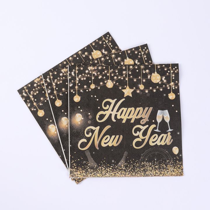 paper%20plates%202024%20New%20Year%20Party%20Disposable%20Tableware%20Black%20Gold%20Paper%20Plates%20Napkins%20Cups%20Tablecloth%20New%20Year%20Party%20DecorationsParty%20Tableware%20-%20Image%205