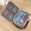 Document Organizer Briefcase A4 Folder Holder Men's Women's Bag Cover Purse Passport Home Safe Functional File Storage Case. 