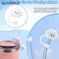 Straw Plug Cloud Shape Cute Style Straw Cover. 